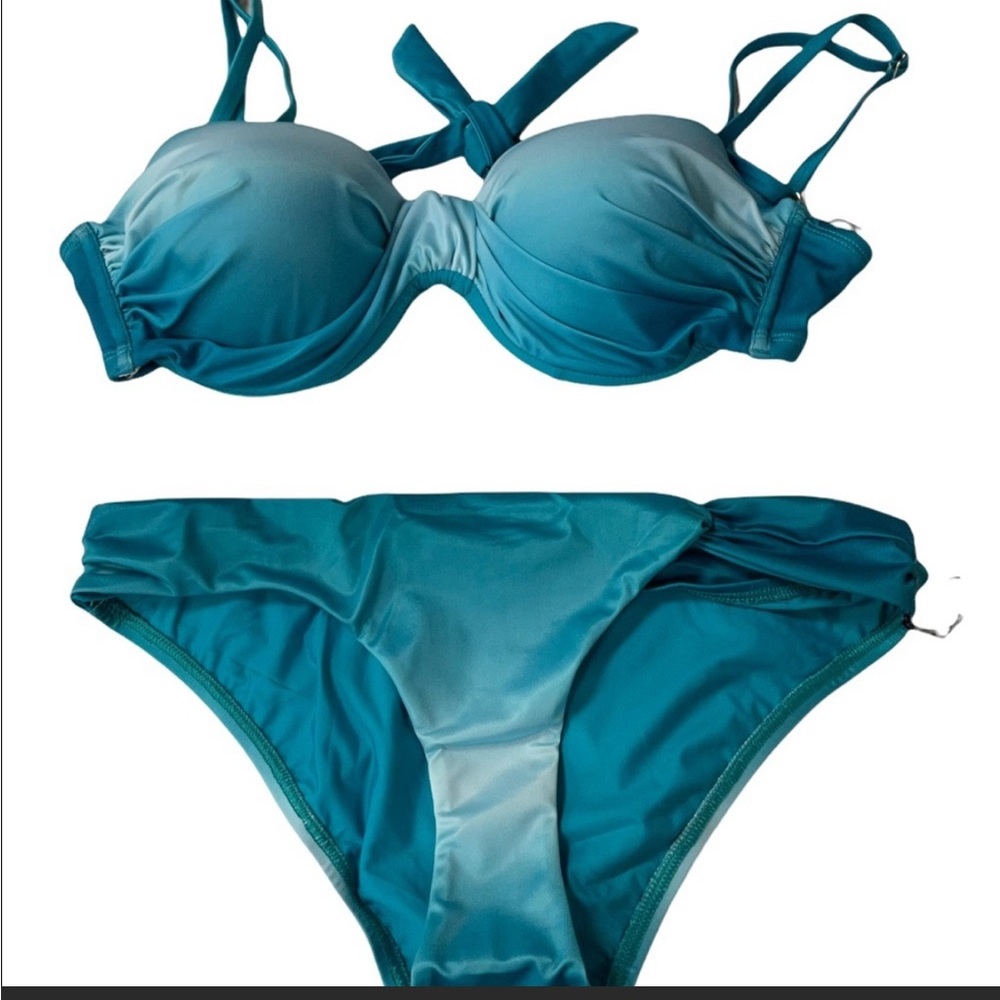 a.Che 2 pieces winslet laguna ombre bikini swimsuit set